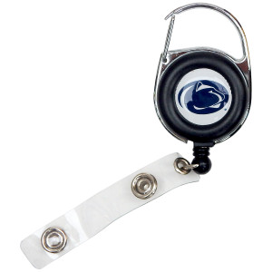 carabiner ID badge reel with Penn State Athletic Logo